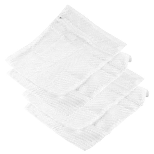 Benson Waszakjes - 2x - wit - 40 x 30 cm - met rits - waszakken -