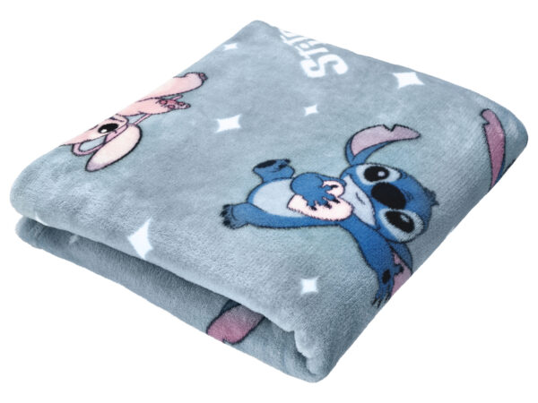 Plaid met kussen Disney (Stitch)