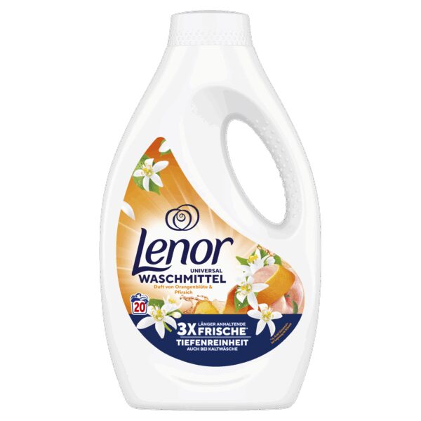 Lenor Lenor Wasmiddel Vloeibaar - Orange Blossom & Peach - 1250ml / 25 wasbeurten